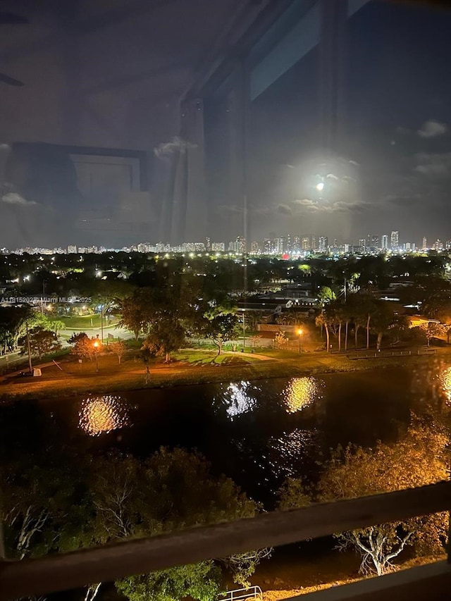 16850 S Glades Dr Unit 8G, North Miami Beach, FL 33162 - water view with a view of city lights