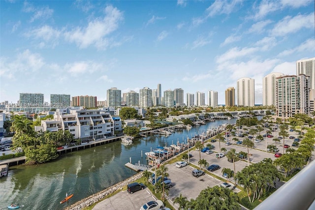 400 Kings Point Dr Unit 831, Sunny Isles Beach, FL 33160 - water view featuring skyline