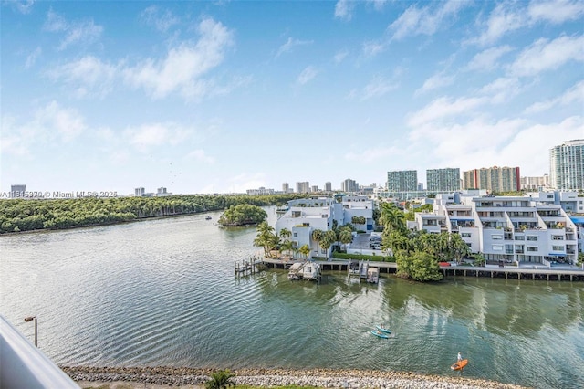 400 Kings Point Dr Unit 831, Sunny Isles Beach, FL 33160 - water view featuring skyline