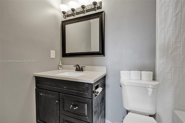 2398 SE Bordeaux Ct, Port St Lucie, FL 34952 - bathroom with vanity and toilet