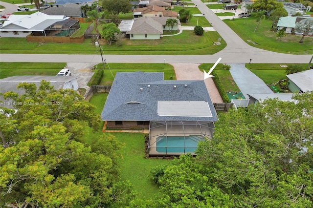 2398 SE Bordeaux Ct, Port St Lucie, FL 34952 - aerial view of residential area with a pool area