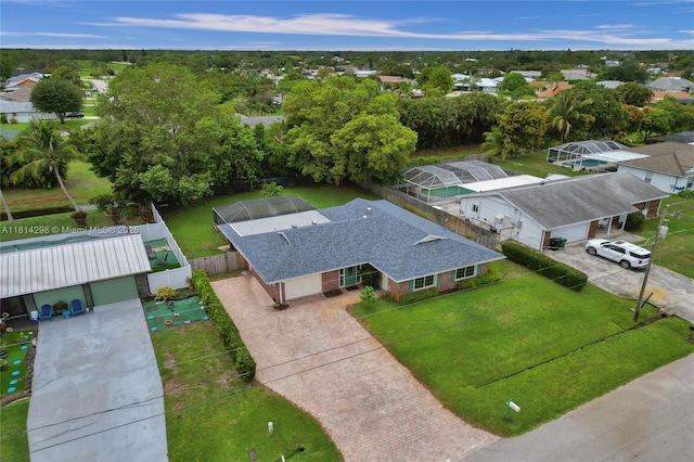 2398 SE Bordeaux Ct, Port St Lucie, FL 34952 - aerial perspective of suburban area