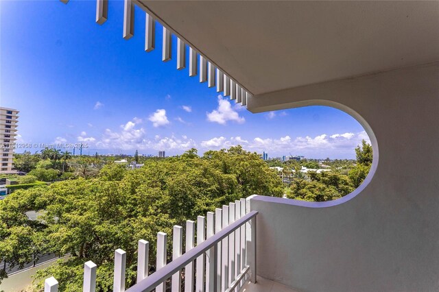 10205 Collins Ave Unit 401, Bal Harbour, FL 33154 - balcony featuring a city view