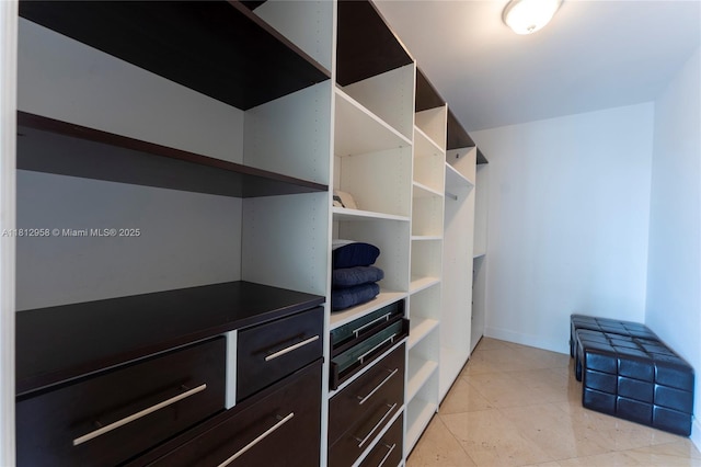 10205 Collins Ave Unit 401, Bal Harbour, FL 33154 - spacious closet featuring light tile patterned flooring