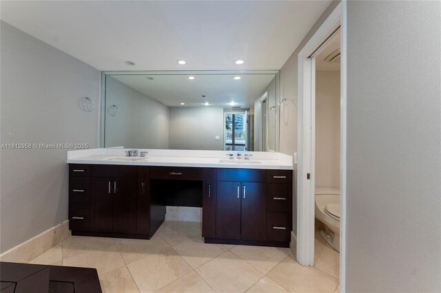10205 Collins Ave Unit 401, Bal Harbour, FL 33154 - full bath featuring double vanity and recessed lighting