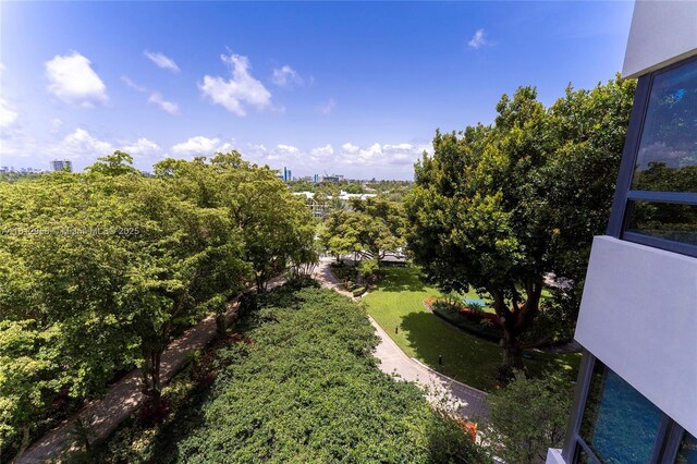 10205 Collins Ave Unit 401, Bal Harbour, FL 33154 - view of yard with a view of city
