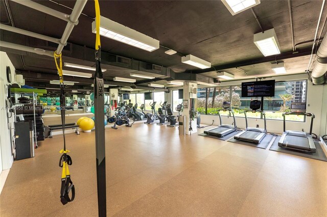 10205 Collins Ave Unit 401, Bal Harbour, FL 33154 - view of workout area