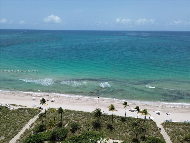 10205 Collins Ave Unit 401, Bal Harbour, FL 33154 - water view featuring nearby beach