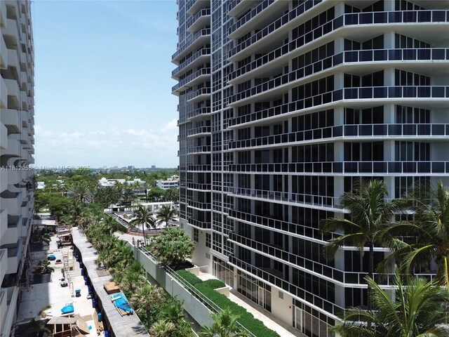 10205 Collins Ave Unit 401, Bal Harbour, FL 33154 - view of building exterior featuring a city view