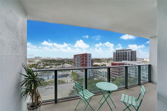 1600 NE 1st Ave Unit 1112, Miami, FL 33132 - balcony featuring a city view