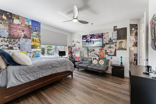 127 Swan Ave, Plantation, FL 33324 - bedroom featuring wood finished floors and ceiling fan