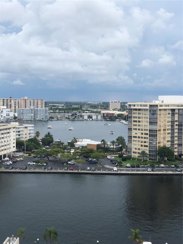 1865 S Ocean Dr Unit 11I, Hallandale Beach, FL 33009 - water view with nearby urban area