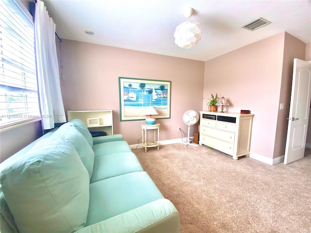 7702 Paddock Pl, Davie, FL 33328 - living area with light colored carpet and baseboards