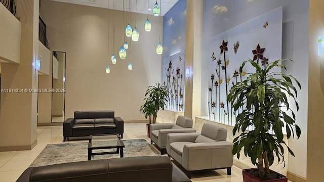 1201 S Ocean Dr Unit 610N, Hollywood, FL 33019 - building lobby featuring a towering ceiling