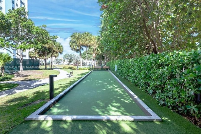 1201 S Ocean Dr Unit 610N, Hollywood, FL 33019 - view of home's community featuring a bocce ball area