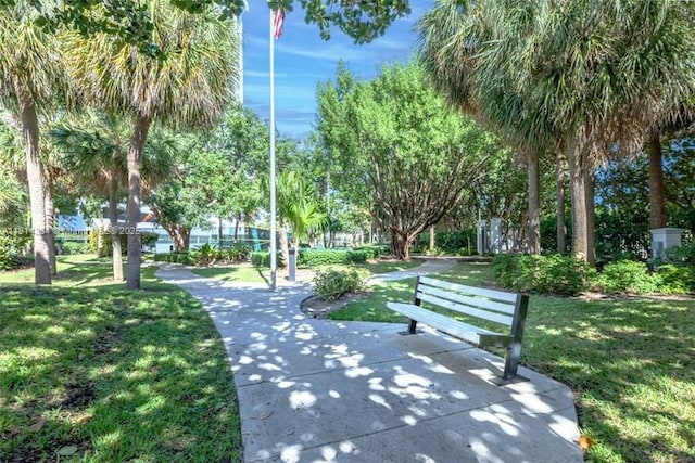 1201 S Ocean Dr Unit 610N, Hollywood, FL 33019 - surrounding community with a lawn
