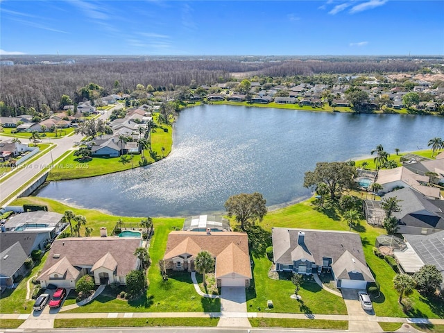 2732 Lone Feather Dr, Orlando, FL 32837 - aerial view of residential area with a nearby body of water
