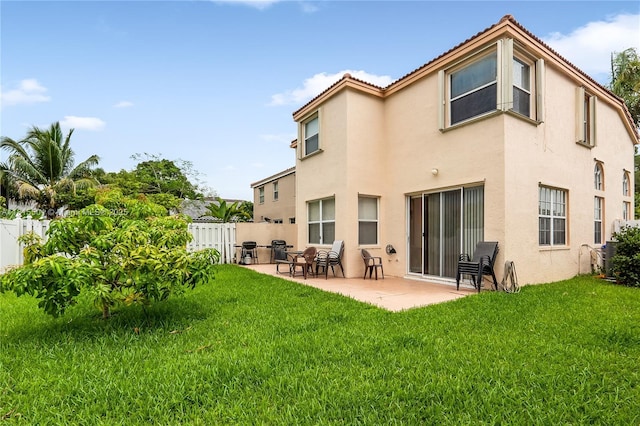 15683 NW 12th Rd, Pembroke Pines, FL 33028 - back of property featuring stucco siding, a patio area, and a tile roof