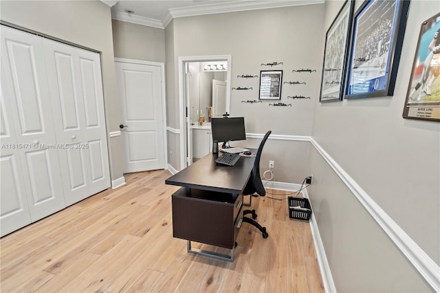 3063 NW 126th Ave, Sunrise, FL 33323 - home office featuring crown molding and wood finished floors