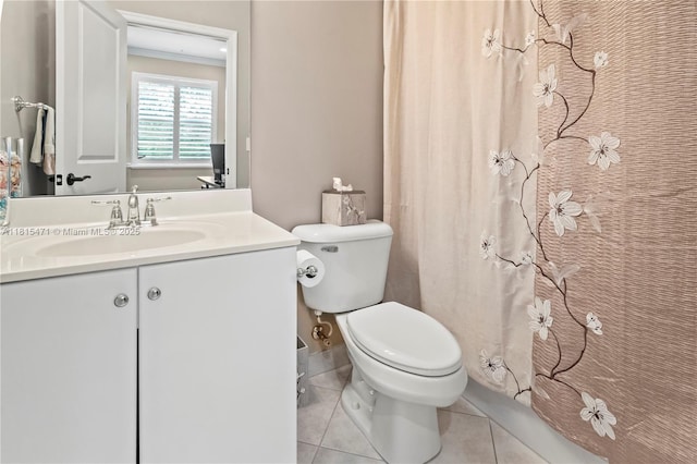 3063 NW 126th Ave, Sunrise, FL 33323 - full bath with tile patterned flooring, vanity, and curtained shower