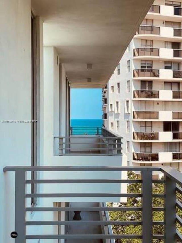 6080 Collins Ave Unit Ph09, Miami Beach, FL 33140 - balcony featuring a water view