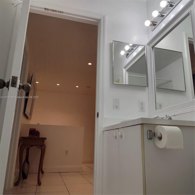 7486 SW 162nd Ct, Miami, FL 33193 - bathroom featuring tile patterned flooring and vanity