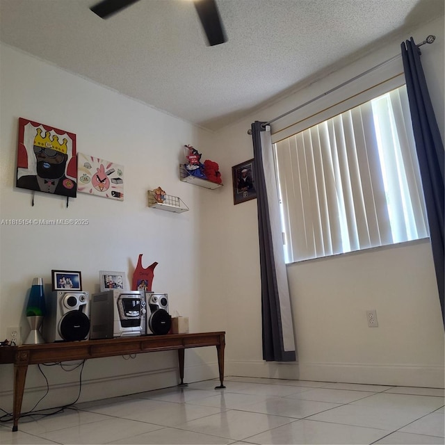 7486 SW 162nd Ct, Miami, FL 33193 - office area featuring tile patterned flooring and baseboards