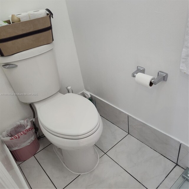 7486 SW 162nd Ct, Miami, FL 33193 - bathroom with toilet and tile patterned flooring