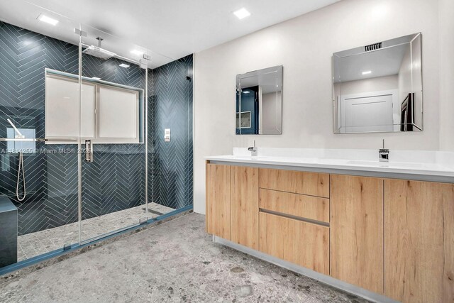 1240 NW 161st Ave, Pembroke Pines, FL 33028 - full bath with double vanity and a stall shower