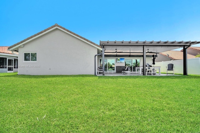 1240 NW 161st Ave, Pembroke Pines, FL 33028 - rear view of house featuring a patio and stucco siding