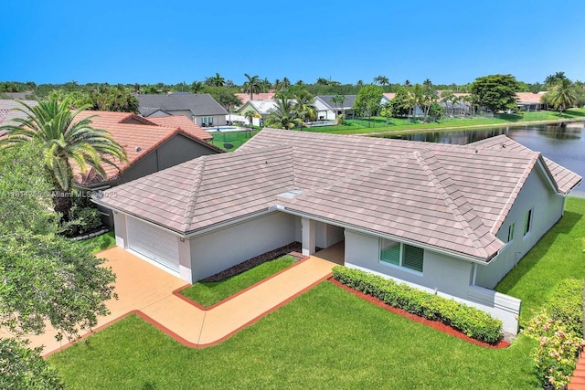1240 NW 161st Ave, Pembroke Pines, FL 33028 - aerial perspective of suburban area featuring a nearby body of water
