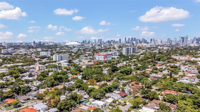 2357 SW 11th Ter, Miami, FL 33135 - aerial view of city skyline