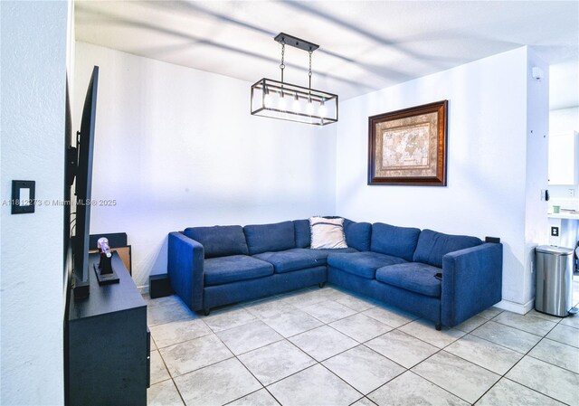 6489 N Anise Ct, Davie, FL 33314 - living area with light tile patterned floors