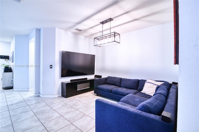 6489 N Anise Ct, Davie, FL 33314 - living area with light tile patterned floors and baseboards