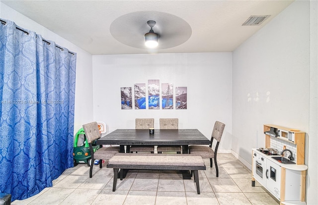 6489 N Anise Ct, Davie, FL 33314 - dining room featuring a ceiling fan and light tile patterned flooring
