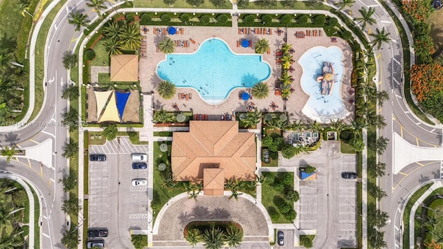 3401 SE 5th St, Homestead, FL 33033 - bird's eye view of a pool area