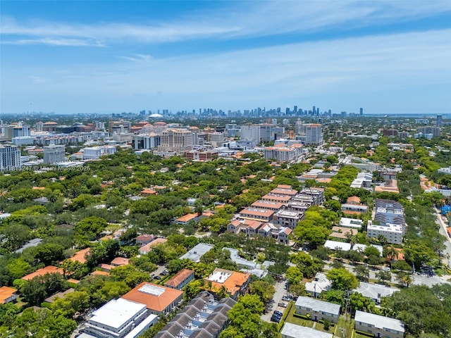 615 Santander Ave Unit C, Coral Gables, FL 33134 - drone / aerial view of skyline