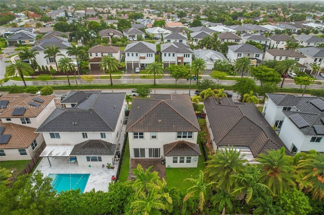 15104 SW 176th St, Miami, FL 33187 - aerial perspective of suburban area featuring a pool