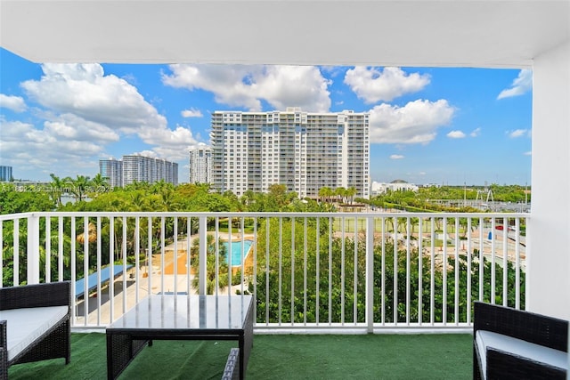 2851 NE 183rd St Unit 510E, Aventura, FL 33160 - balcony featuring a view of city