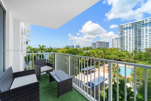 2851 NE 183rd St Unit 510E, Aventura, FL 33160 - view of balcony