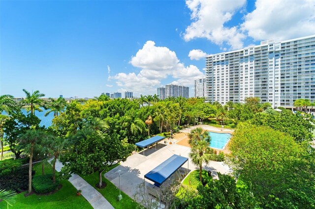 2851 NE 183rd St Unit 510E, Aventura, FL 33160 - view of urban area featuring a pool area