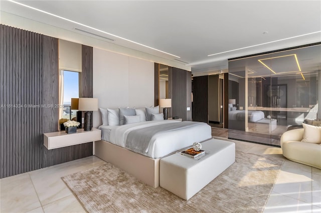 1300 Brickell Bay Dr Unit 4400, Miami, FL 33131 - view of tiled bedroom