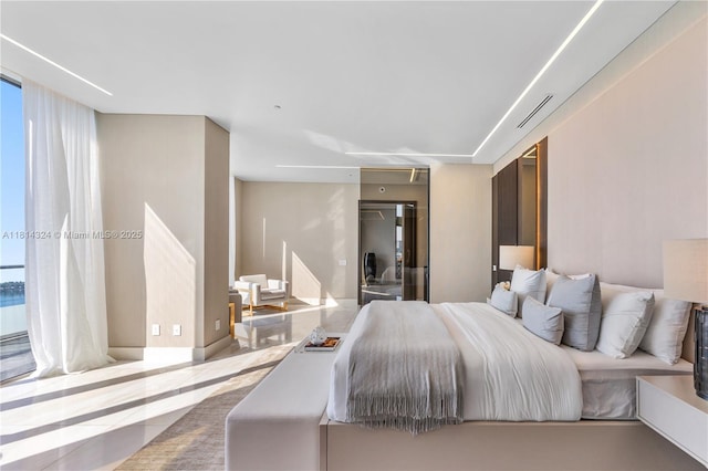 1300 Brickell Bay Dr Unit 4400, Miami, FL 33131 - bedroom featuring tile patterned flooring