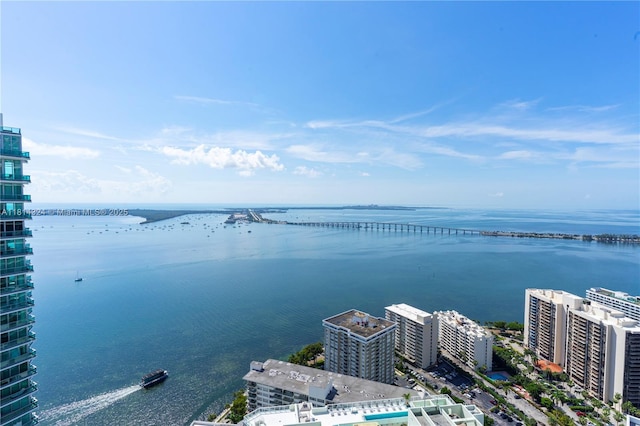 1300 Brickell Bay Dr Unit 4400, Miami, FL 33131 - water view with nearby urban area