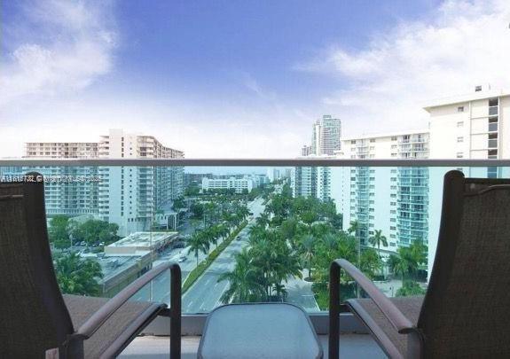 4001 S Ocean Dr Unit 11A, Hollywood, FL 33019 - balcony with a view of city