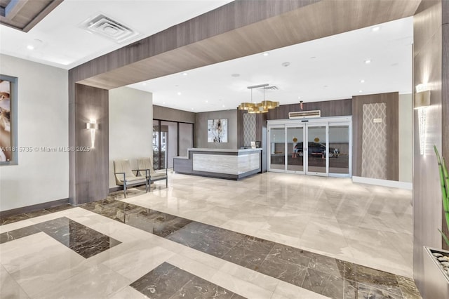 20505 E Country Club Dr Unit 138, Aventura, FL 33180 - lobby with recessed lighting
