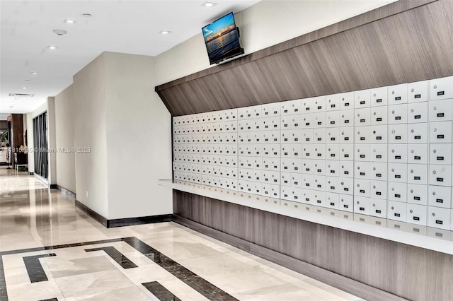 20505 E Country Club Dr Unit 138, Aventura, FL 33180 - view of home's community featuring recessed lighting and mail area