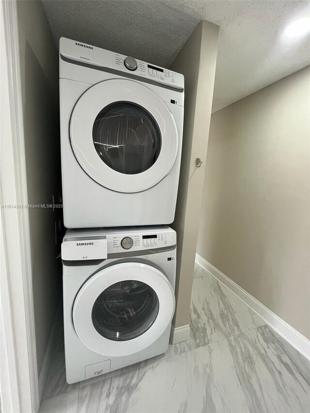 5416 Eagle Lake Dr Unit 4, Palm Beach Gardens, FL 33418 - full bath featuring marble finish floors, a shower stall, and recessed lighting