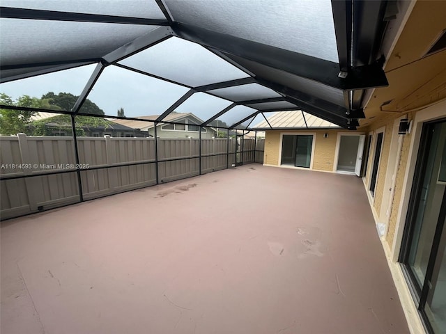 5416 Eagle Lake Dr Unit 4, Palm Beach Gardens, FL 33418 - view of patio / terrace with glass enclosure