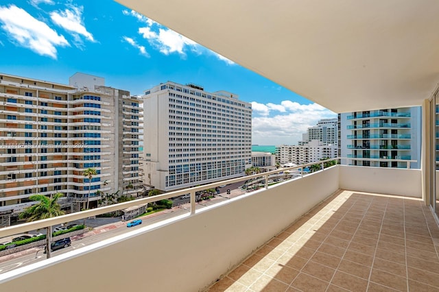 5600 Collins Ave Unit 10E, Miami Beach, FL 33140 - balcony featuring a view of city